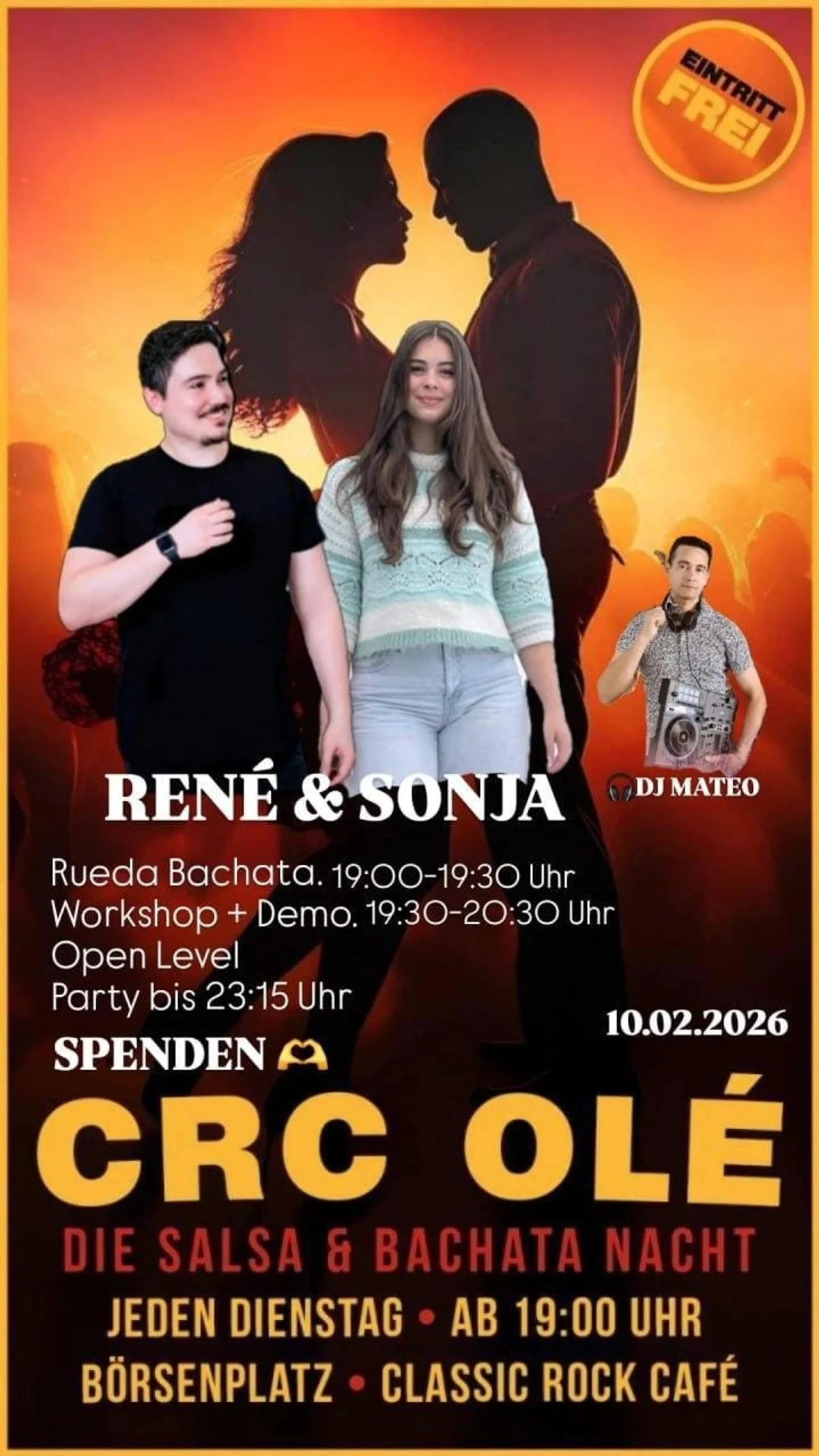 Salsa und Bachata im Classic Rock Café