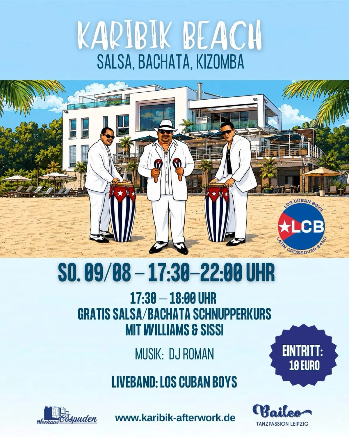 Karibik Beach Special mit Liveband!