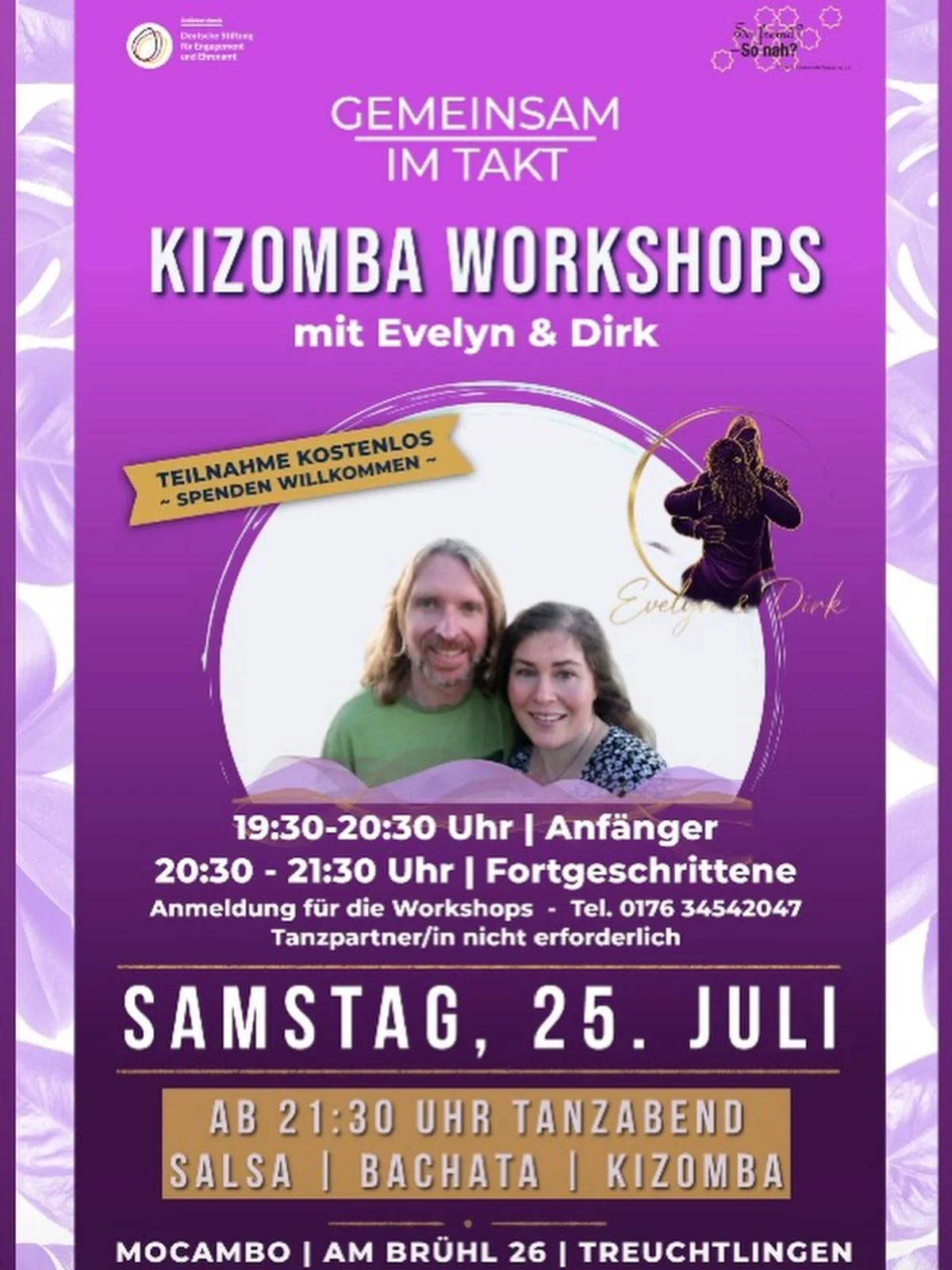 Gemeinsam im Takt - Kizomba Workshops & Tanzabend