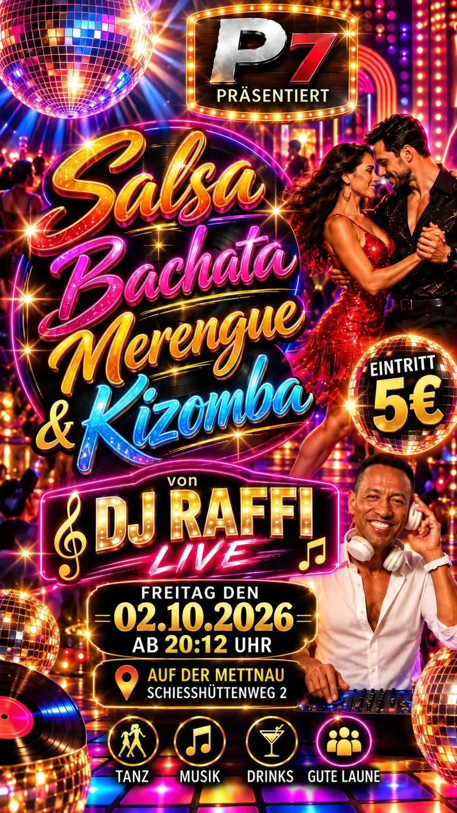 Salsa Bachata Merengue & Kizomba von DJ Raffi Live