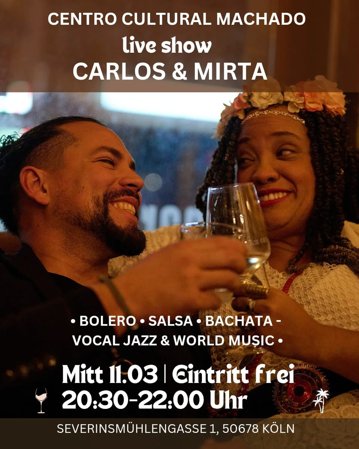 Live show Carlos & Mirta at Centro Cultural Machado