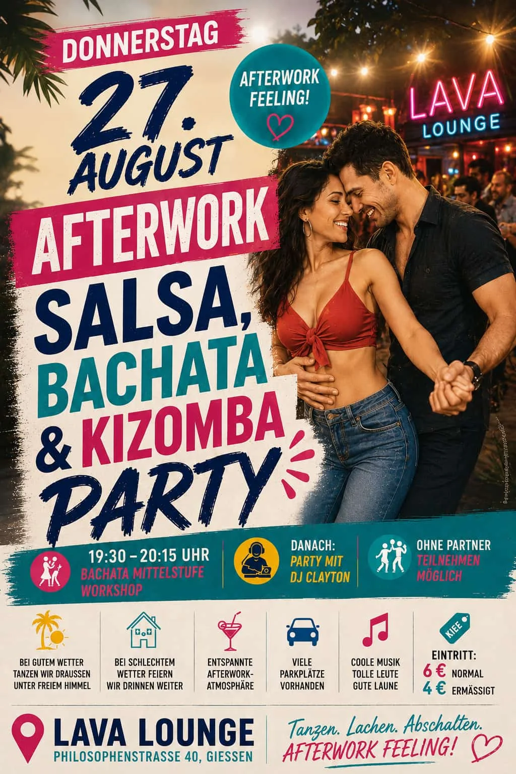 AFTERWORK SALSA, BACHATA & KIZOMBA PARTY