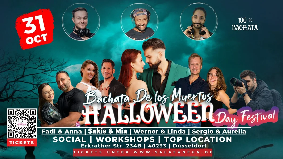 Bachata De los Muertos HALLOWEEN Day Festival