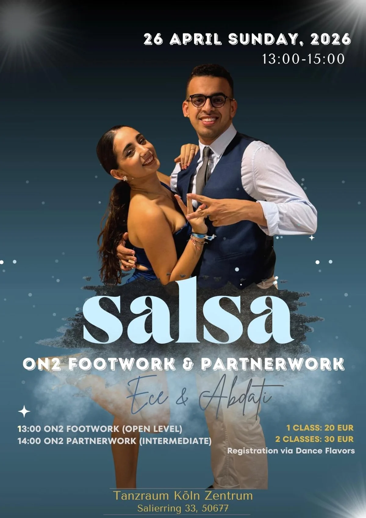 Salsa On2 Footwork & Partnerwork - Ece & Abdate