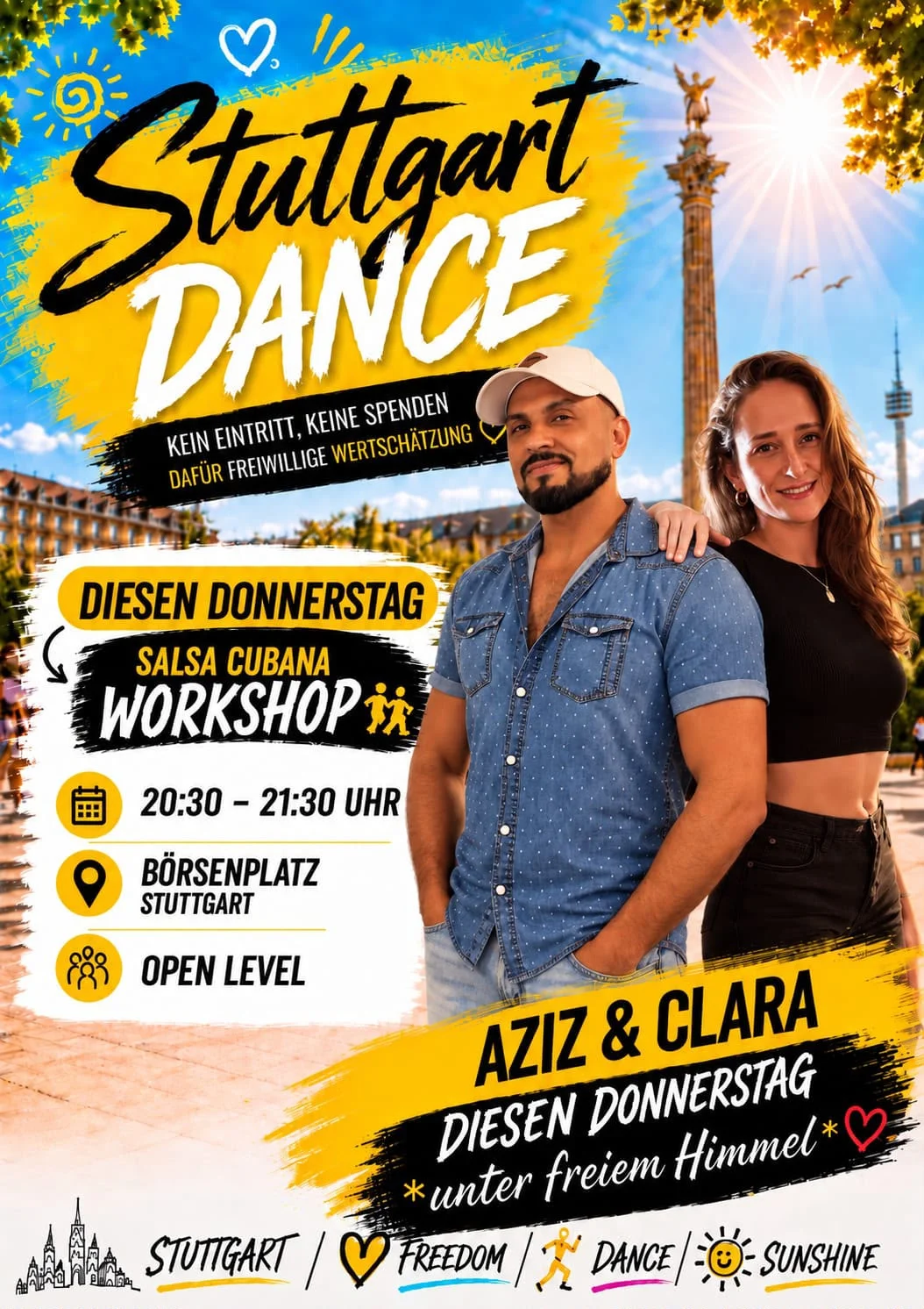 Stuttgart DANCE - Salsa Cubana Workshop with Aziz & Clara