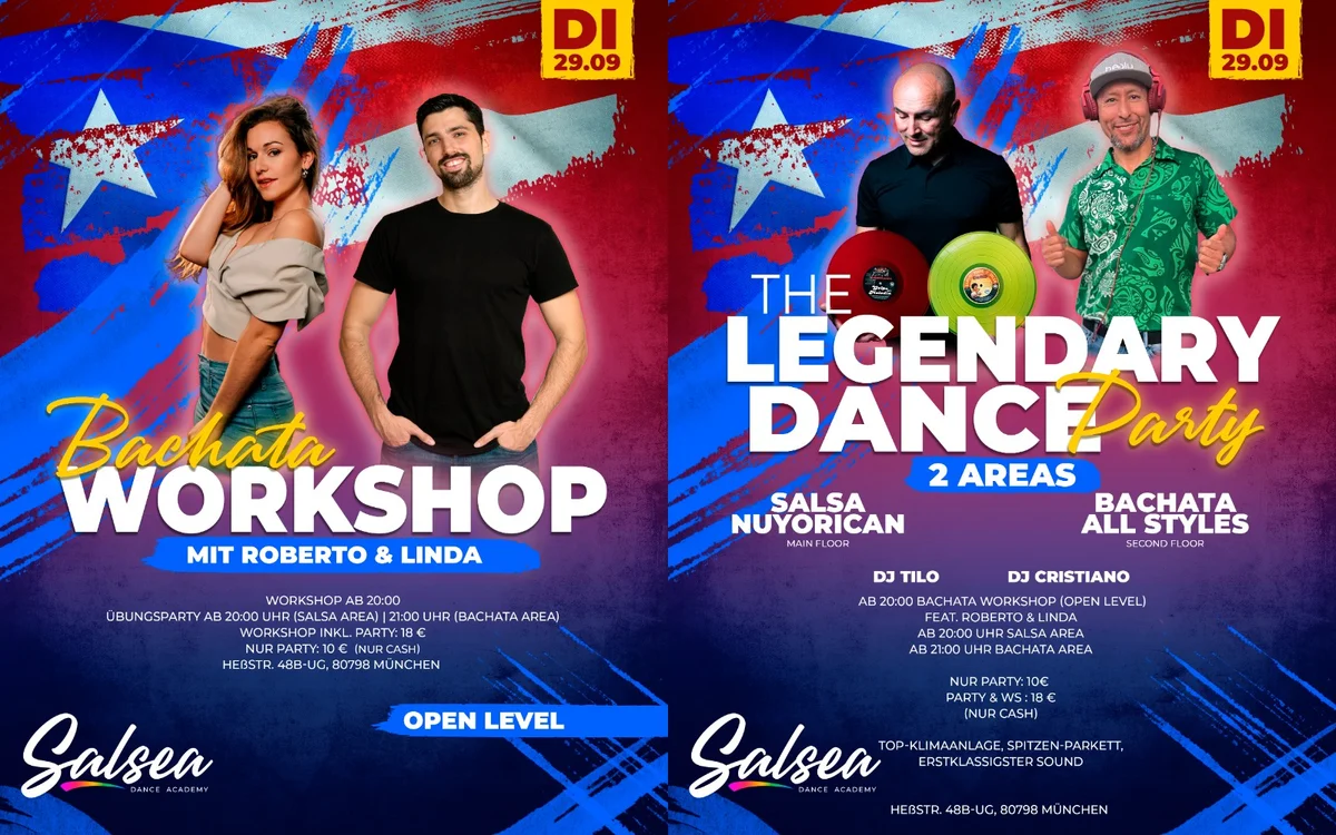 Salsa, Bachata & Kizomba at Salsea Dance Academy, München
