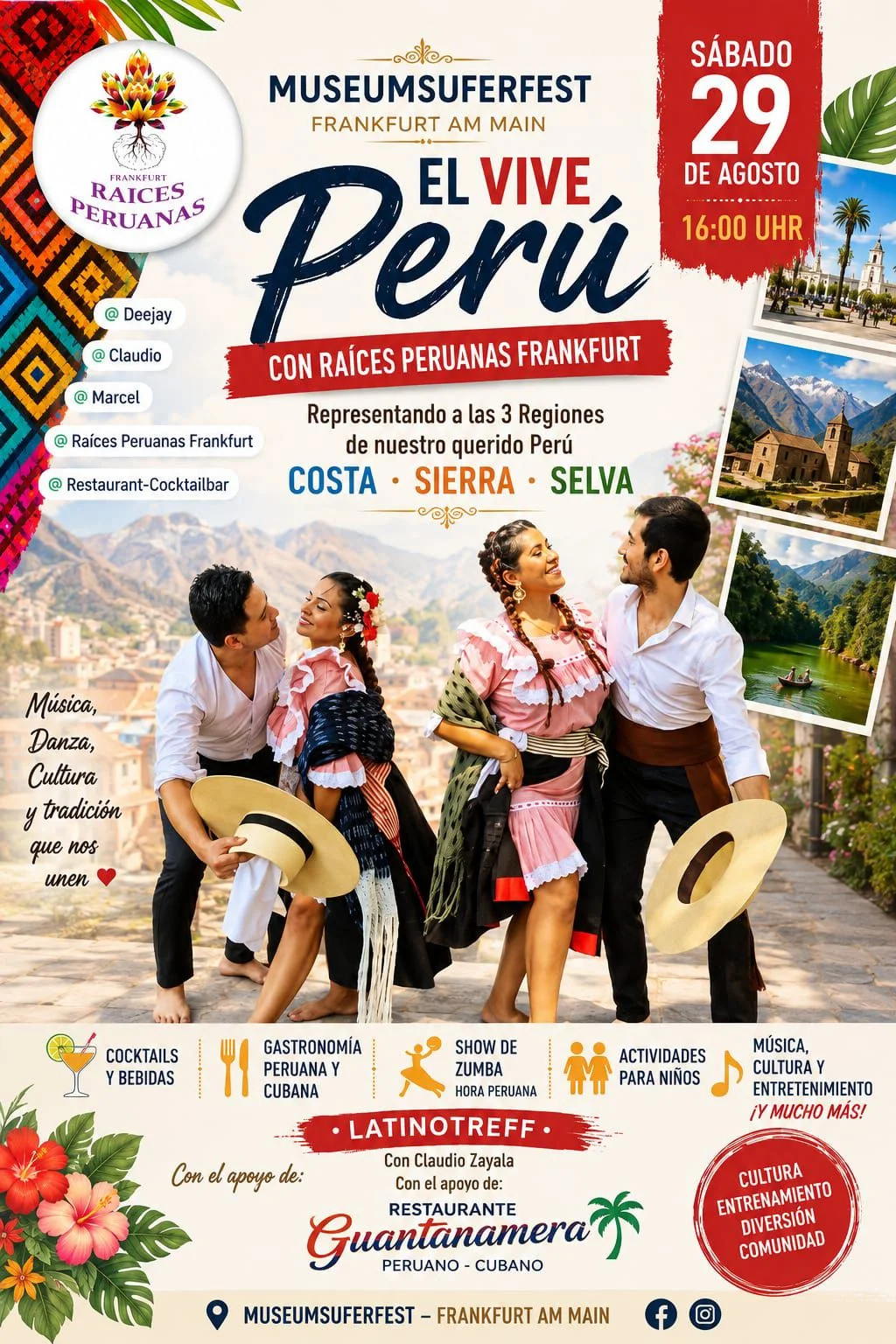 El Vive Perú - Latinotreff @ Museumsuferfest