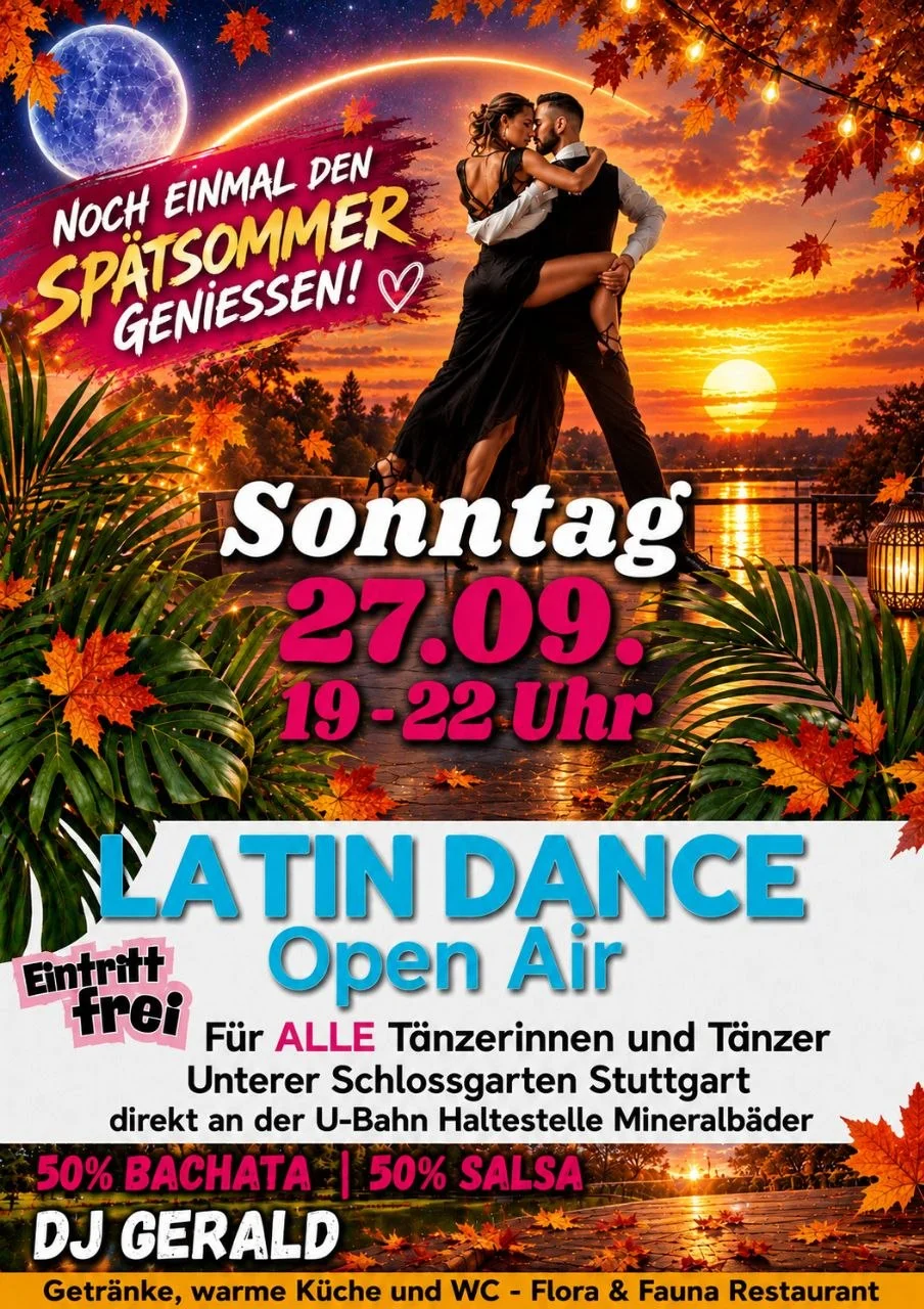 LATIN DANCE Open Air – Salsa and Bachata in Stuttgart