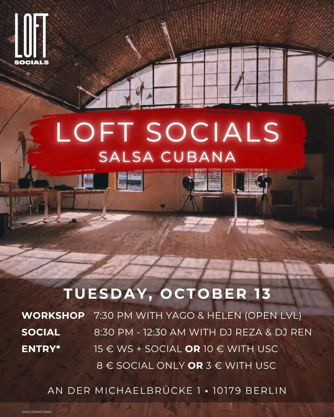 LOFT SOCIALS - SALSA CUBANA