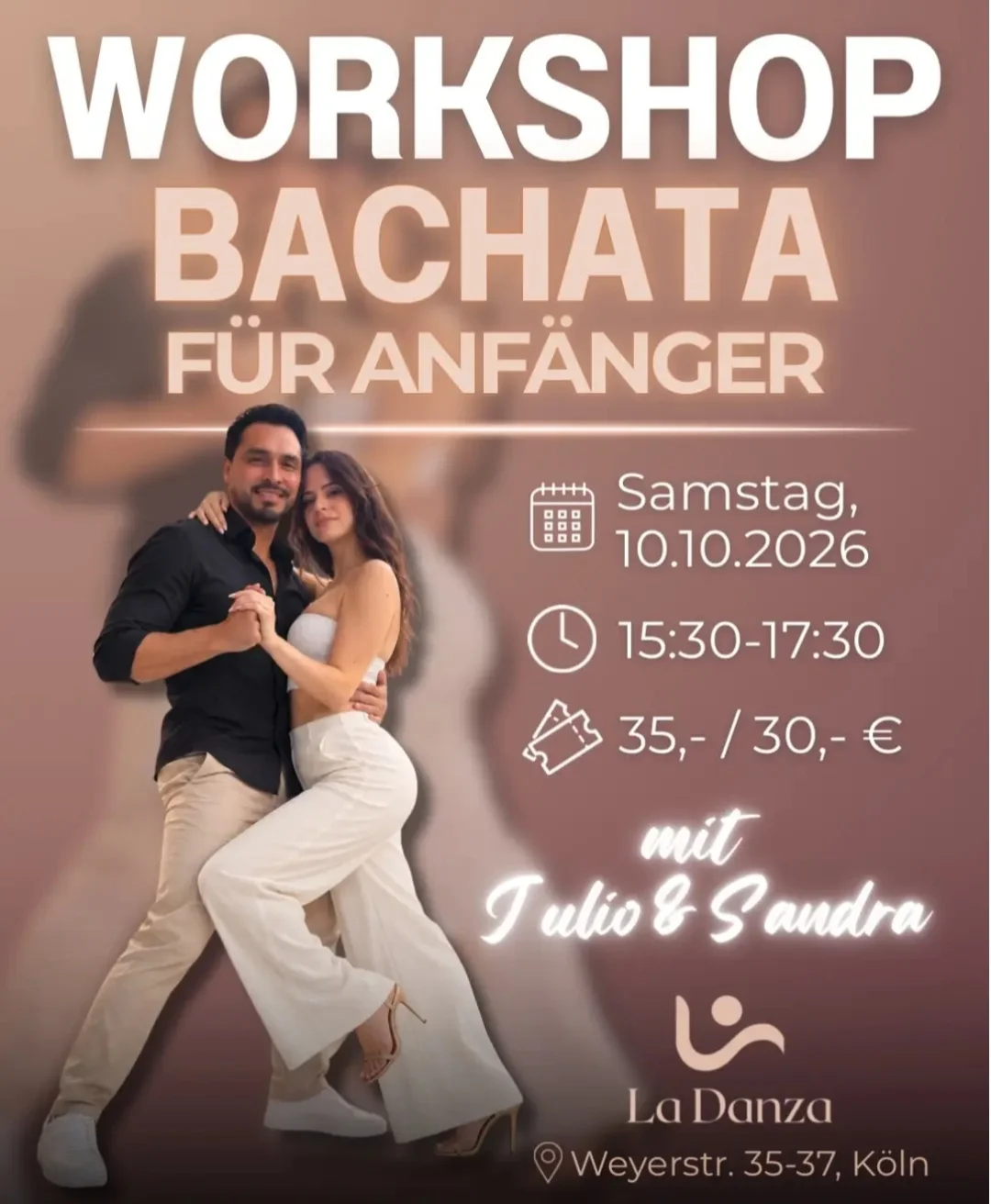 WORKSHOP BACHATA FÜR ANFÄNGER – Bild 1