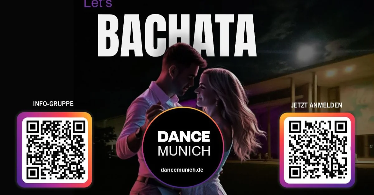 BACHATA-KURS (18/19/21 h) 💃🕺 mit Social Dancing – für Singles & Paare! (mit oder ohne Vorkenntnisse) 🔥