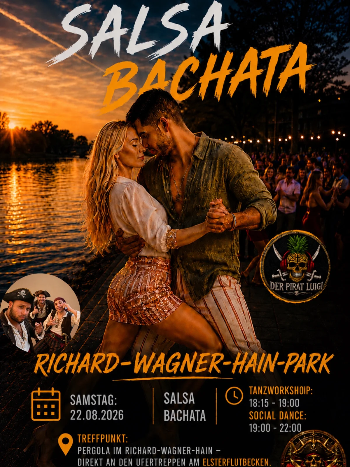 Bachata-Workshop & Social Dance im Richard-Wagner-Hain