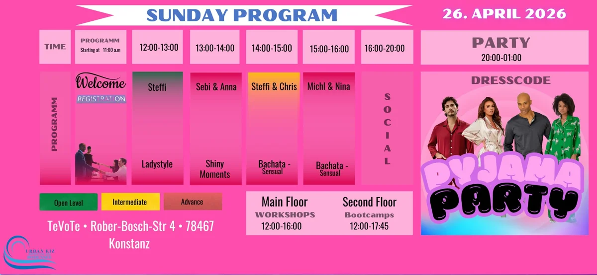Pyjama Party - Sunday Program