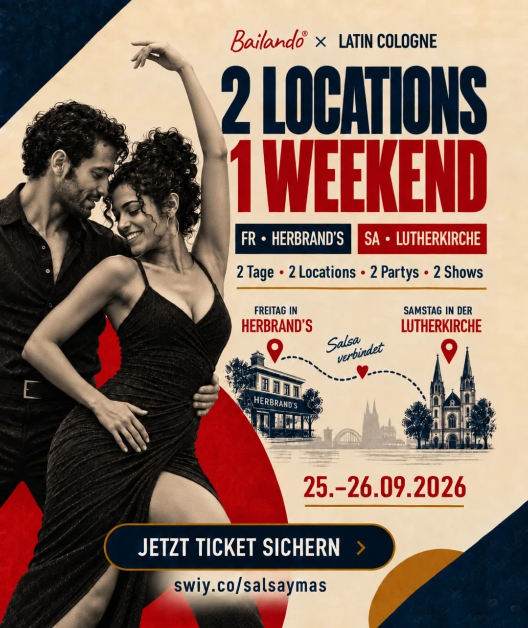 Salsa & Bachata at Lutherkirche, Köln