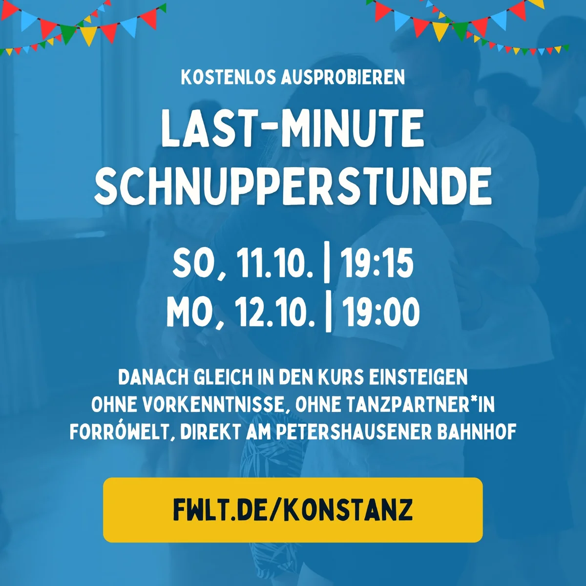 Last-Minute-Forró-Schnupperstunde