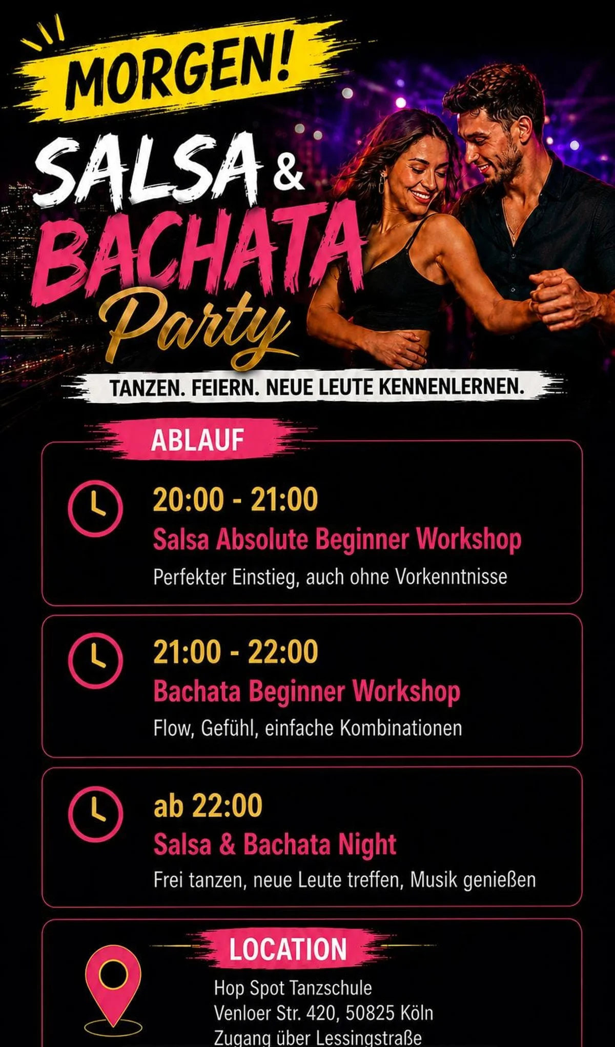Salsa Bachata Night Ehrenfeld