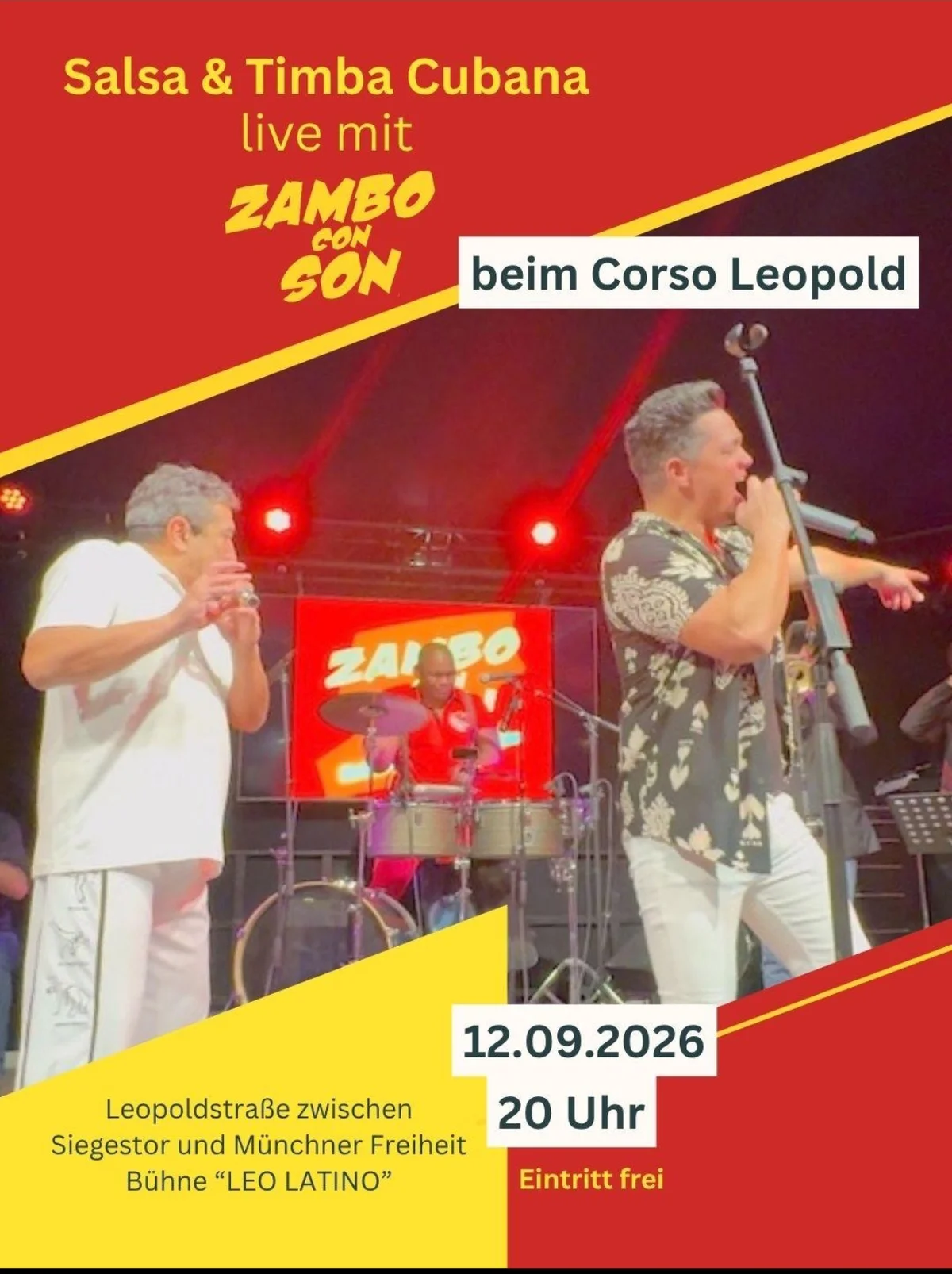 Salsa & Timba Cubana live mit Zambo con Son @ Corso Leopold