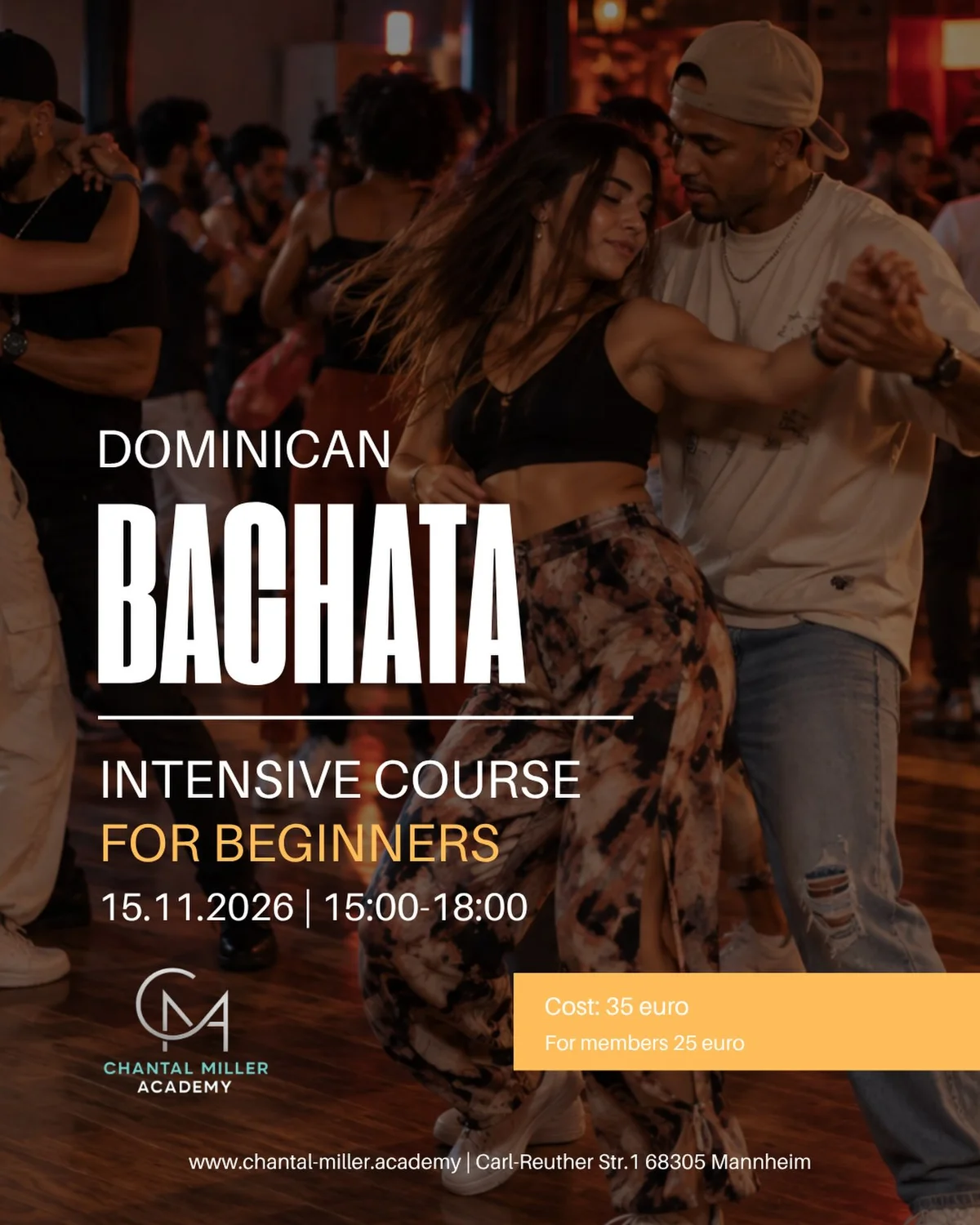 Dominican Bachata Intensive Course for Beginners