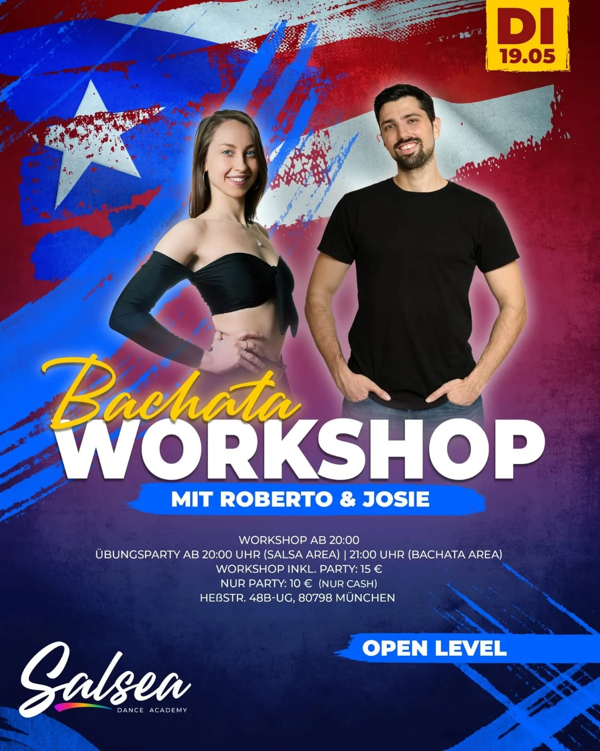Bachata Workshop mit Roberto & Josie