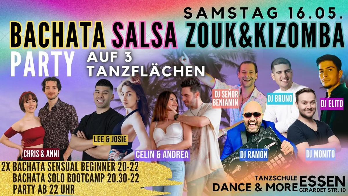 Die große Party auf drei Tanzflächen