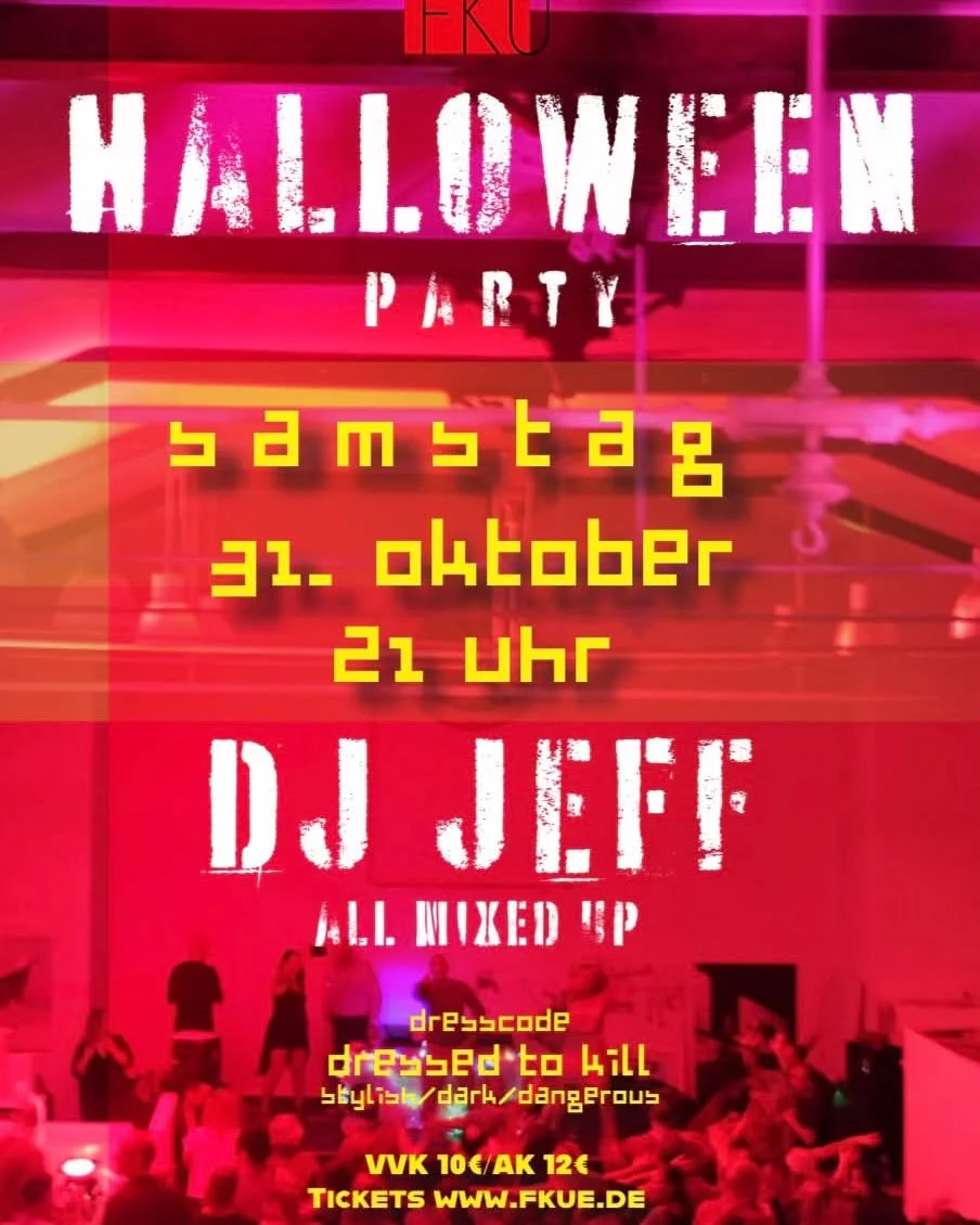 HALLOWEEN PARTY mit DJ JEFF