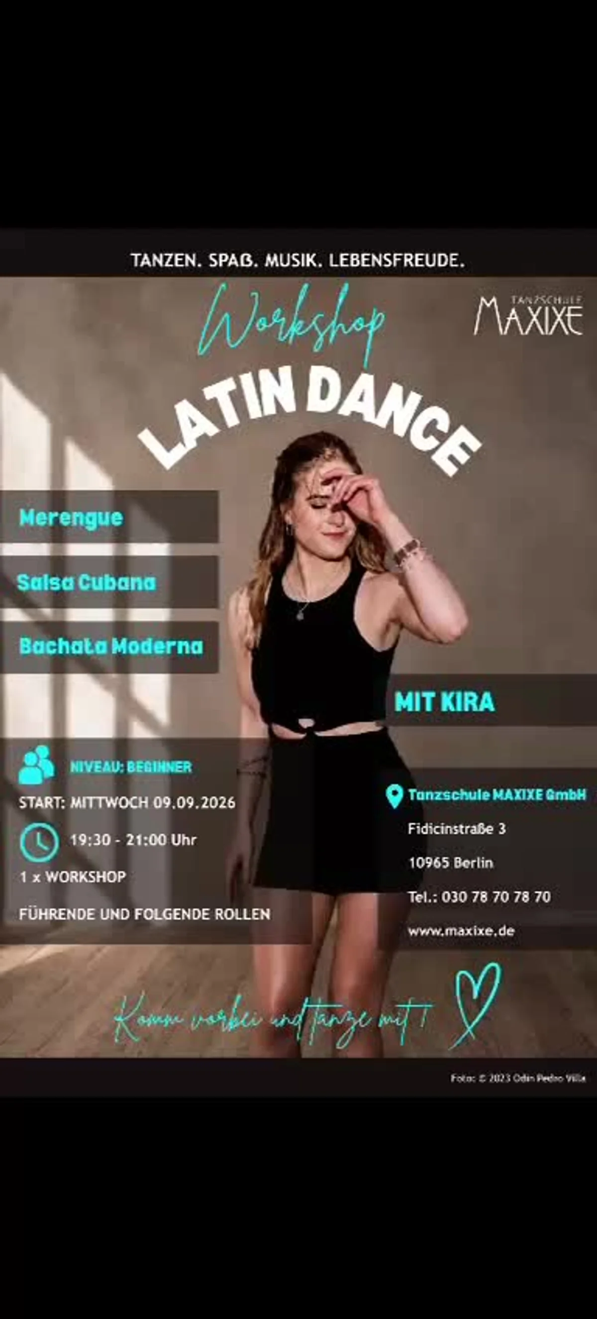 Latin Dance Workshop mit Kira