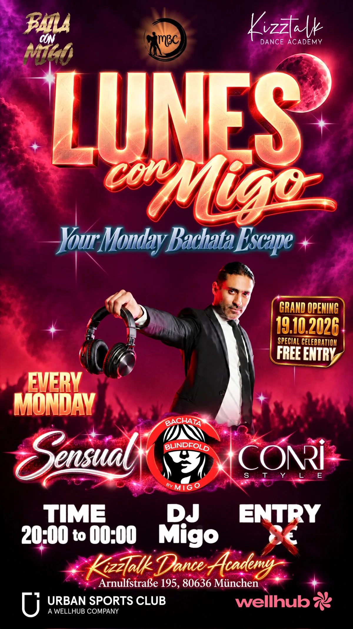LUNES CON MIGO - GRAND OPENING