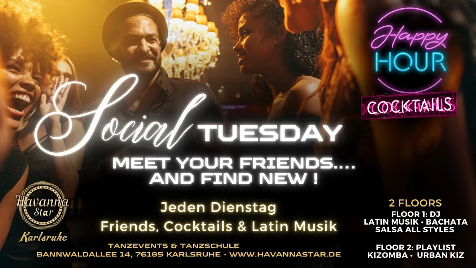 Image 1 of Social Latin Dance Tuesday mit Happy Hour * Mit Kizombaraum 