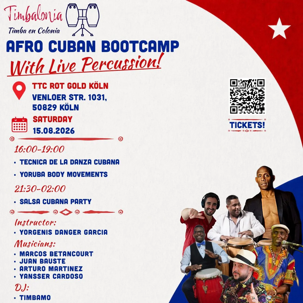 Timbalonia Party & Bootcamp with Yoyo Danger