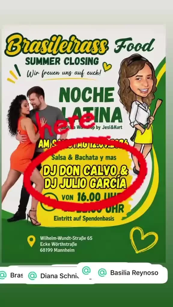 Brasileirass Food SUMMER CLOSING - NOCHE LATINA