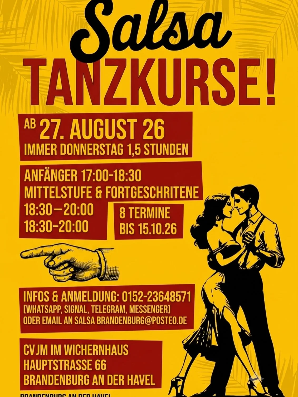 Salsa Tanzkurse (Finaler Termin)