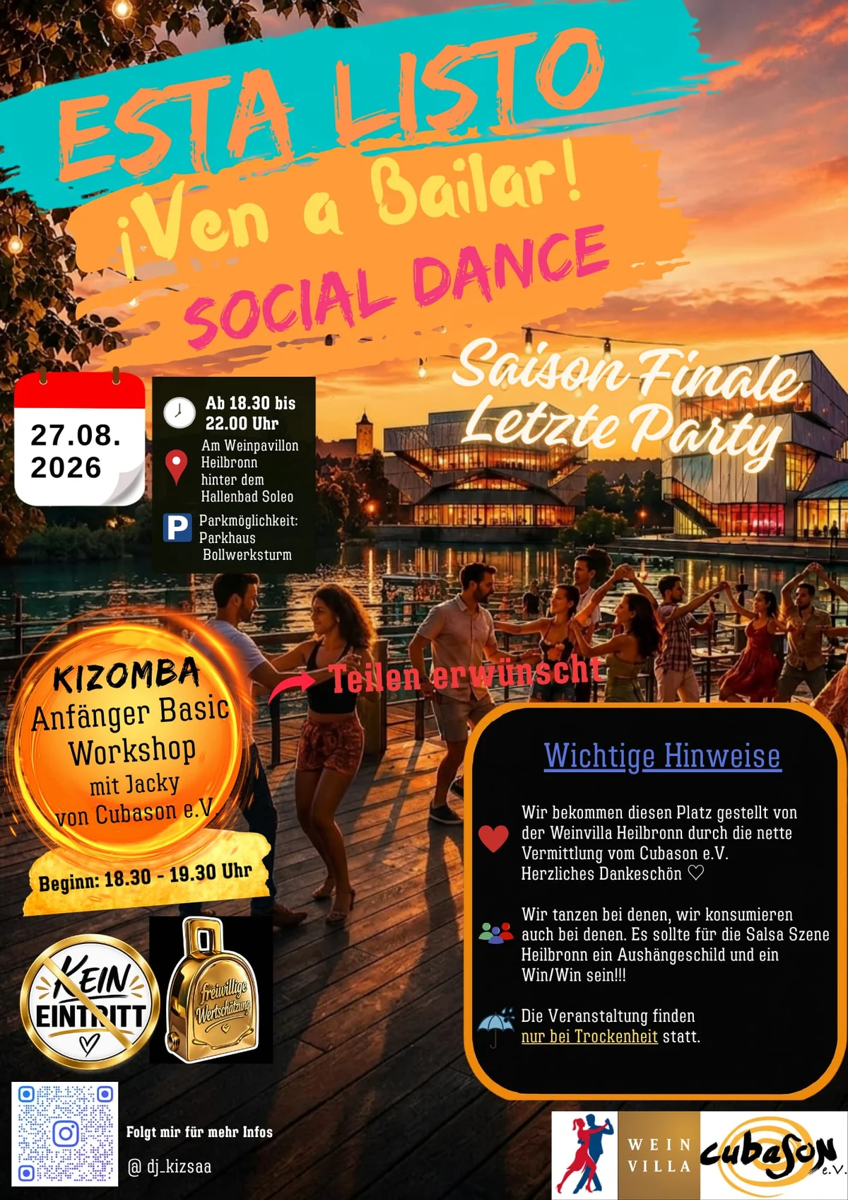 ESTA LISTO ¡Ven a Bailar! Saison Finale Letzte Party