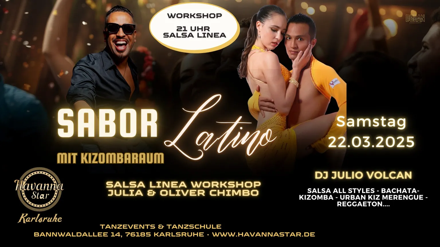 Image 1 of Latinparty mit Salsa Linie Workshop⭐️ mit Kizombaraum