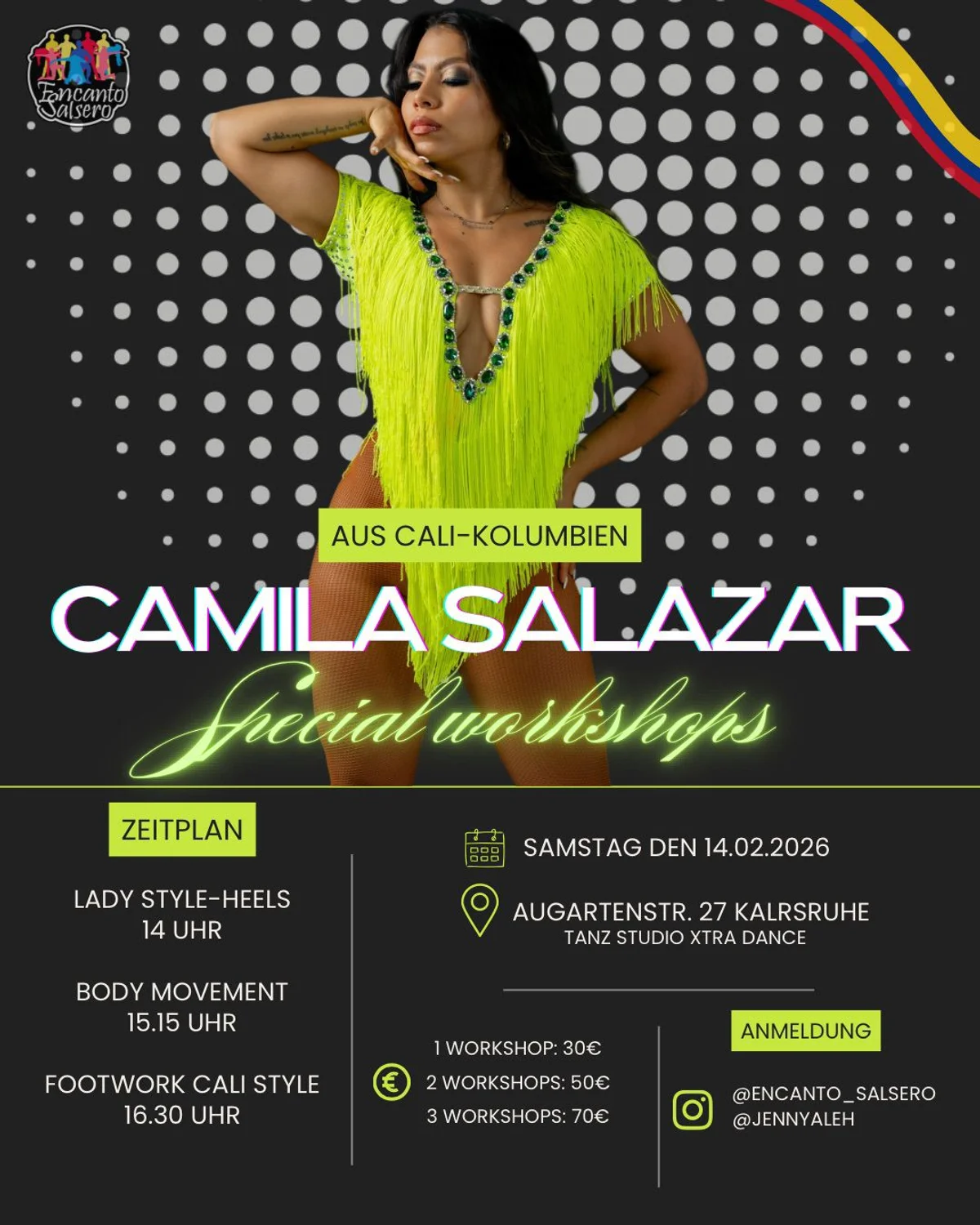 Camila Salazar Special Workshops