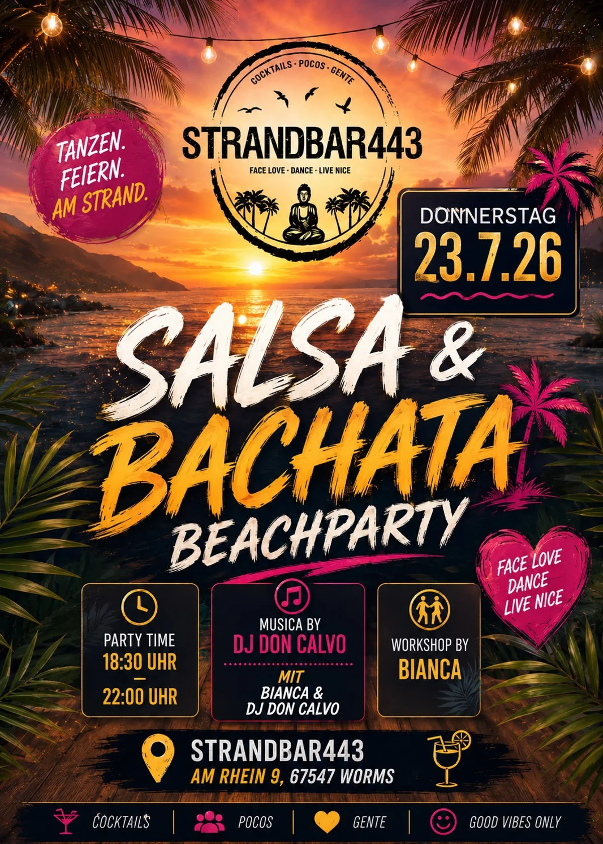 SALSA & BACHATA BEACHPARTY