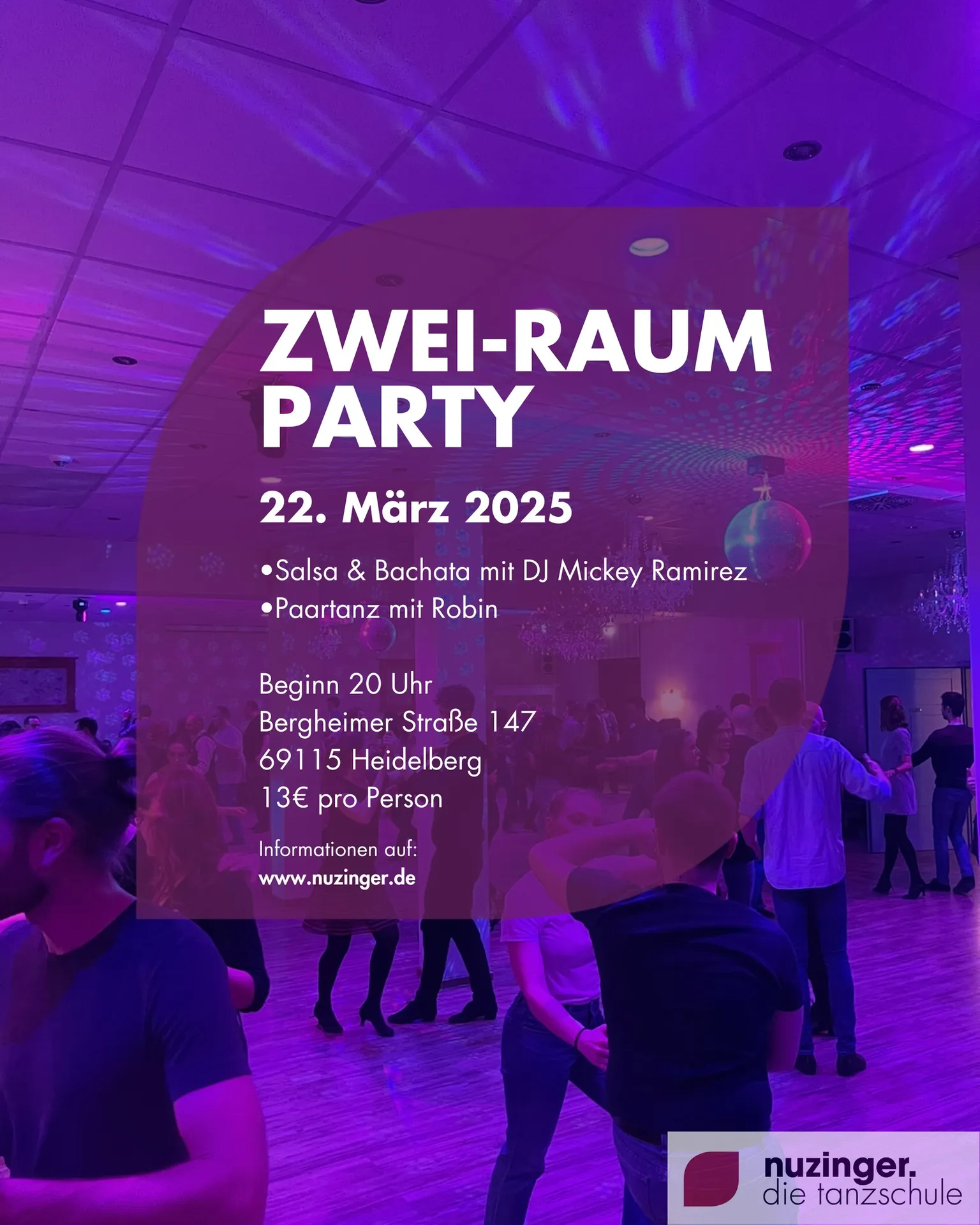 Image 1 of 22/03 Zwei-Raum Party