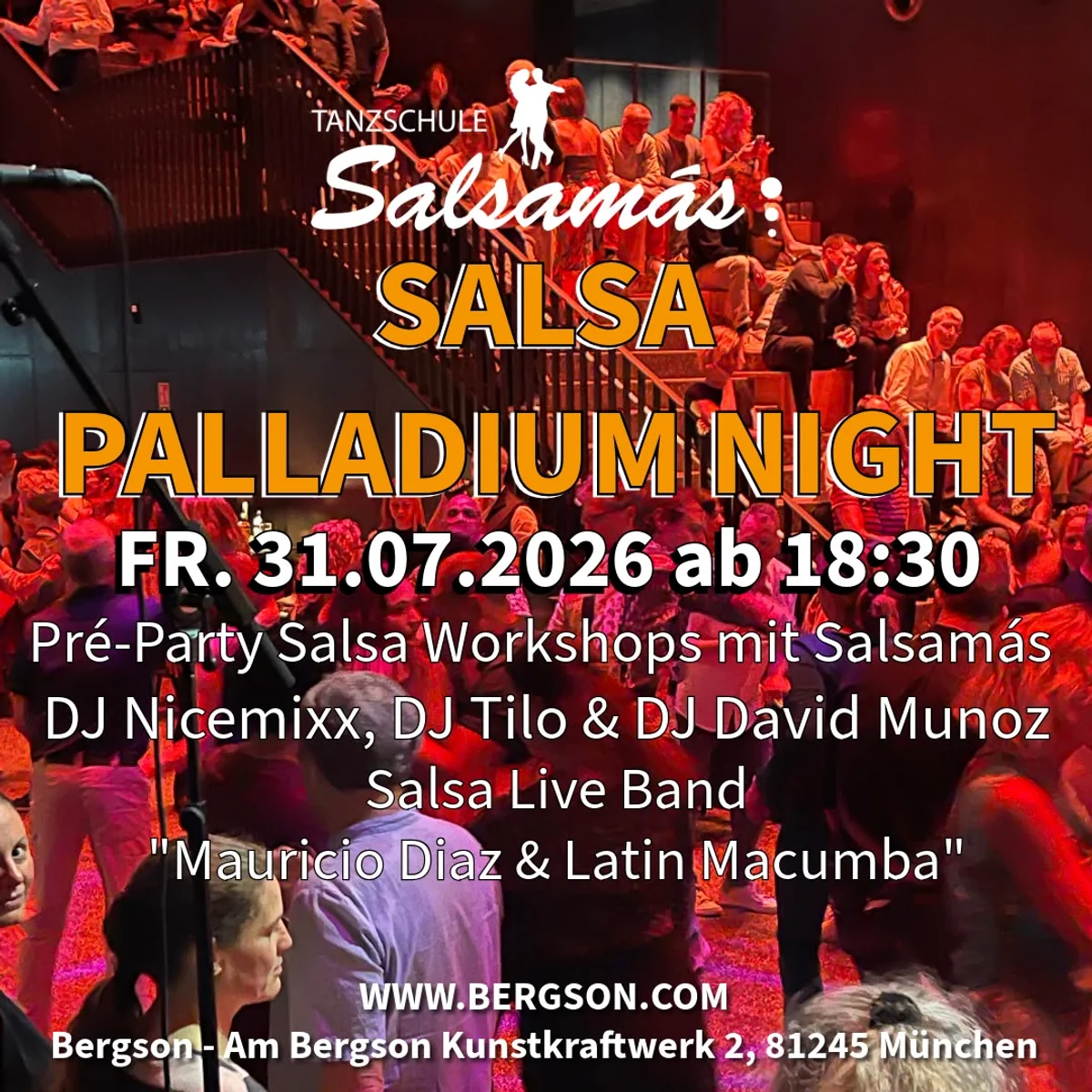 Salsa Palladium Night im Bergson
