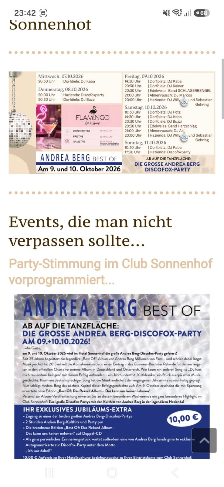 DIE GROSSE ANDREA BERG-DISCOFOX-PARTY