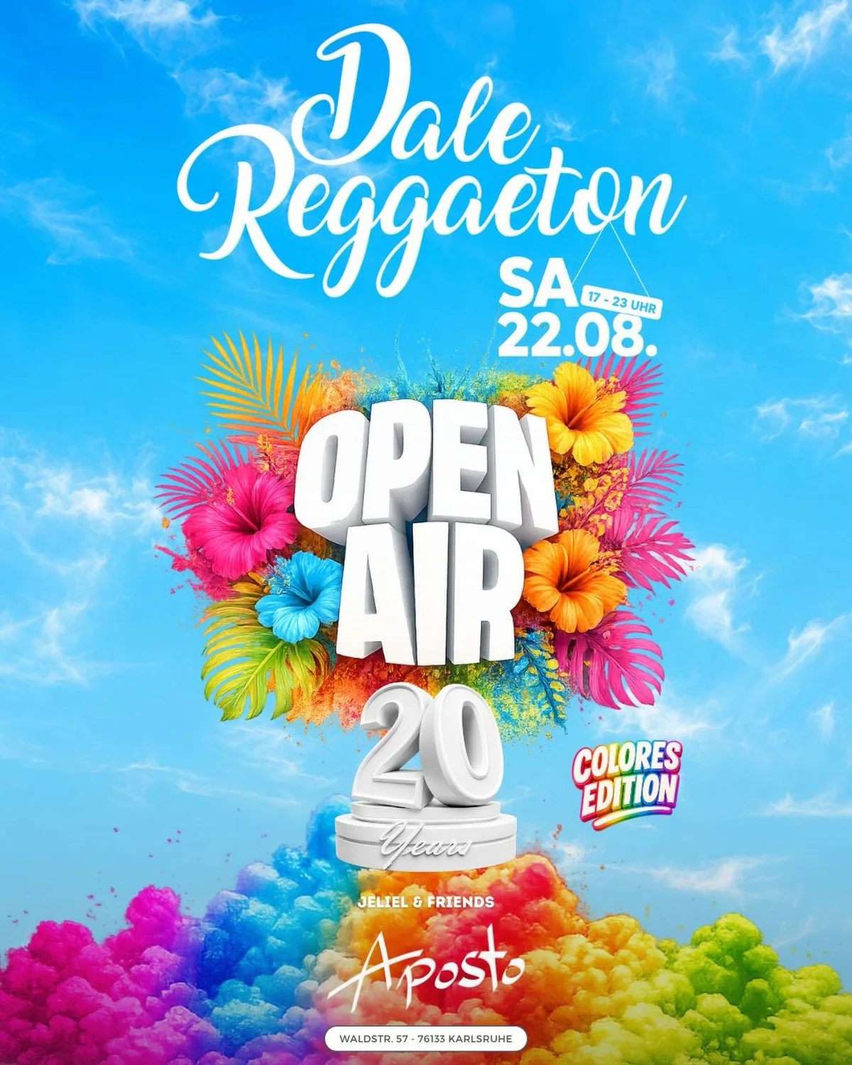 DALE REGGAETON x APOSTO „20 JAHRE“ JUBILÄUM - OPEN AIR SPECIAL