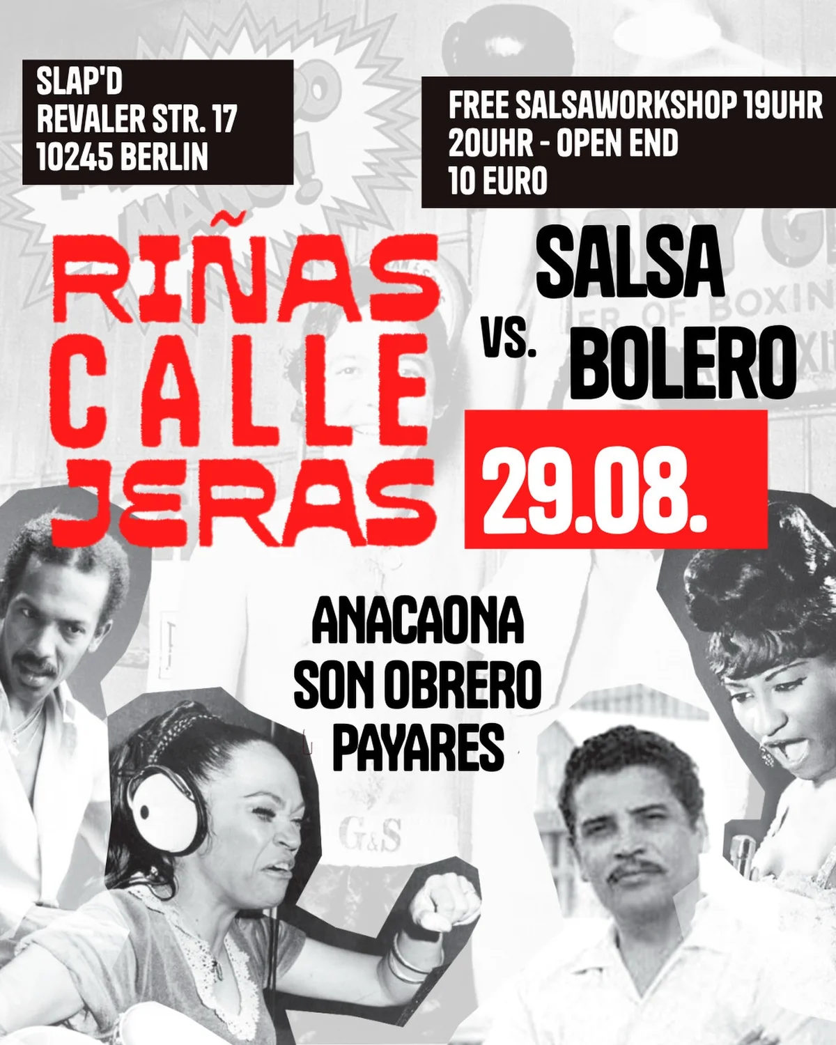 RIÑAS CALLEJERAS — Salsa vs Bolero