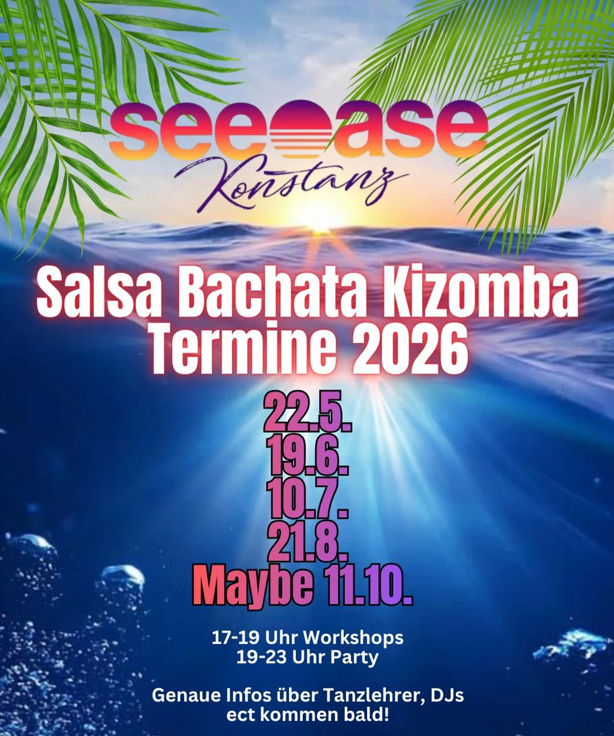 Salsa Bachata Kizomba @ seeoase Konstanz