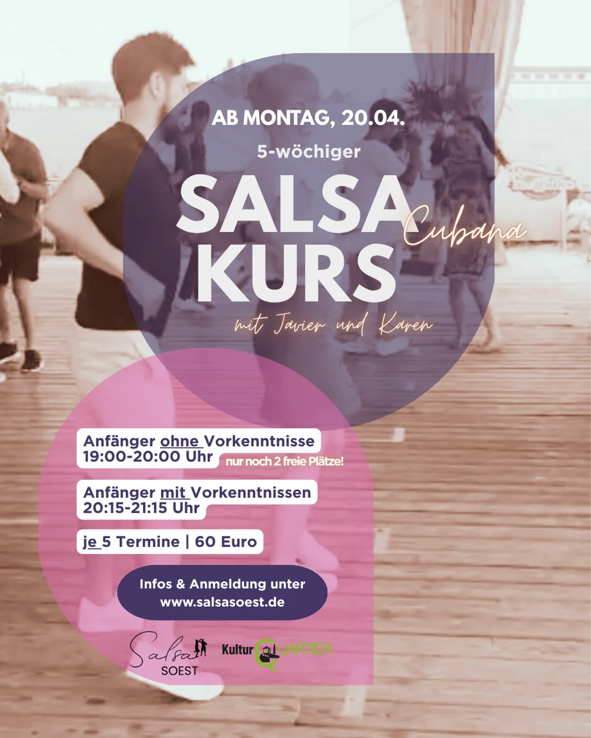 Salsa Cubana Kurs (Anfänger ohne Vorkenntnisse)