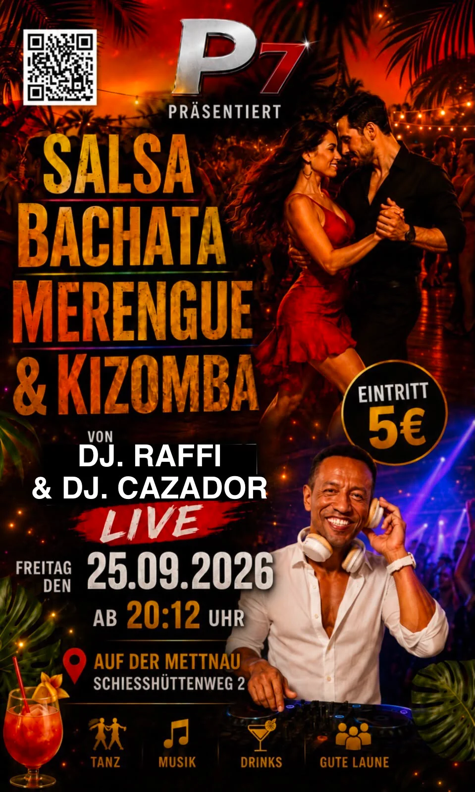 Salsa Bachata Merengue & Kizomba
