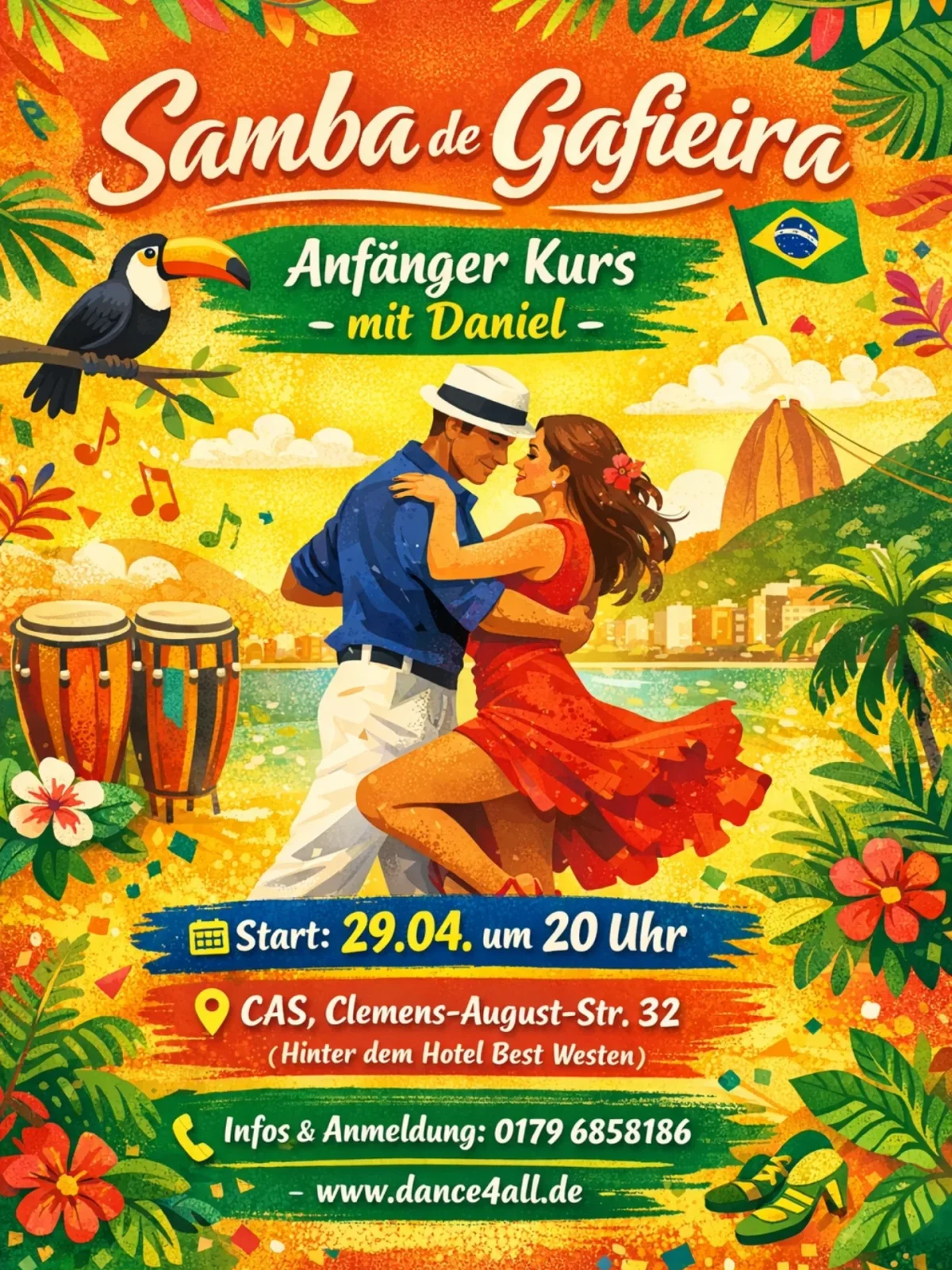 Samba de Gafieira Anfänger Kurs mit Daniel