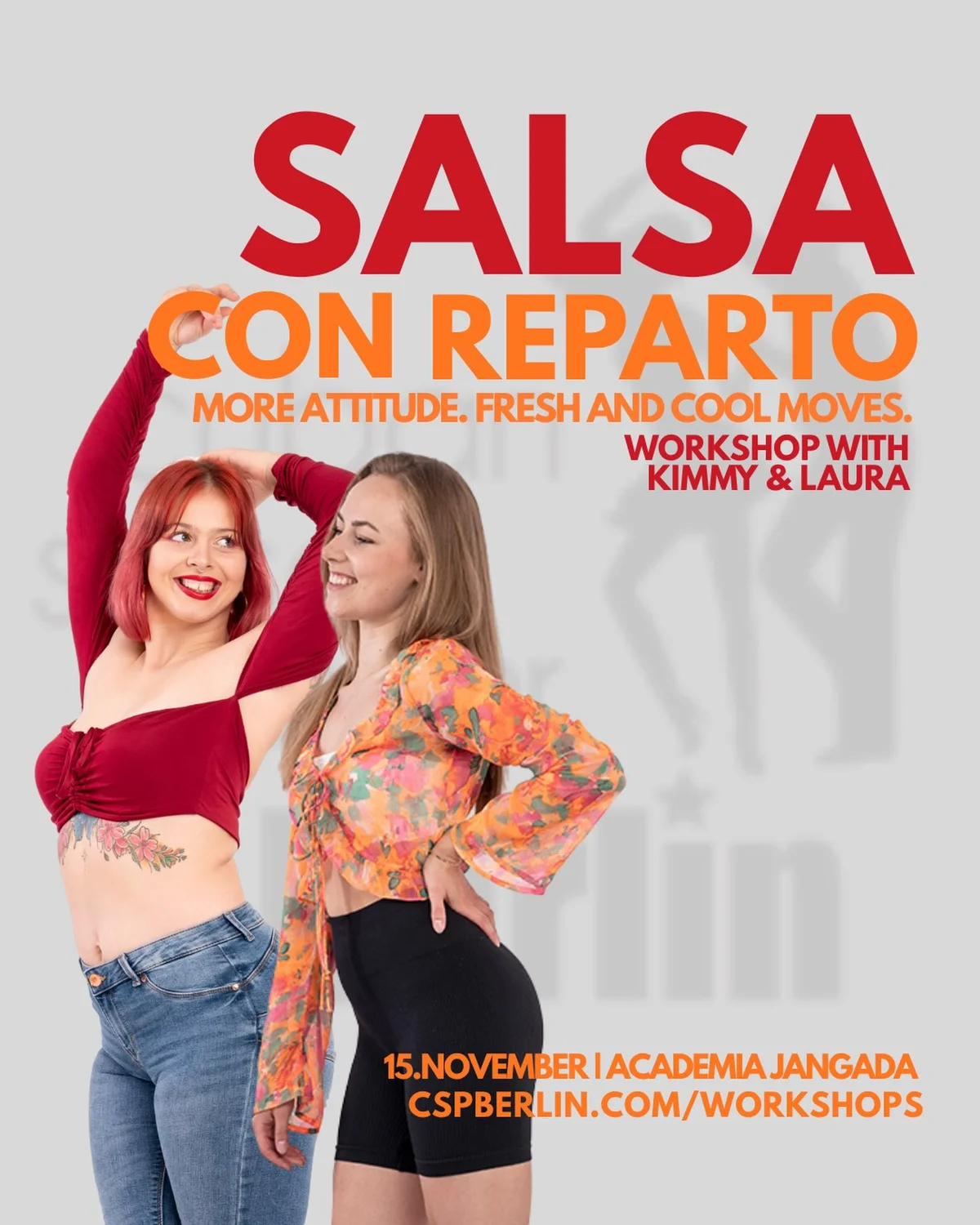 Salsa Con Reparto Workshop with Kimmy & Laura