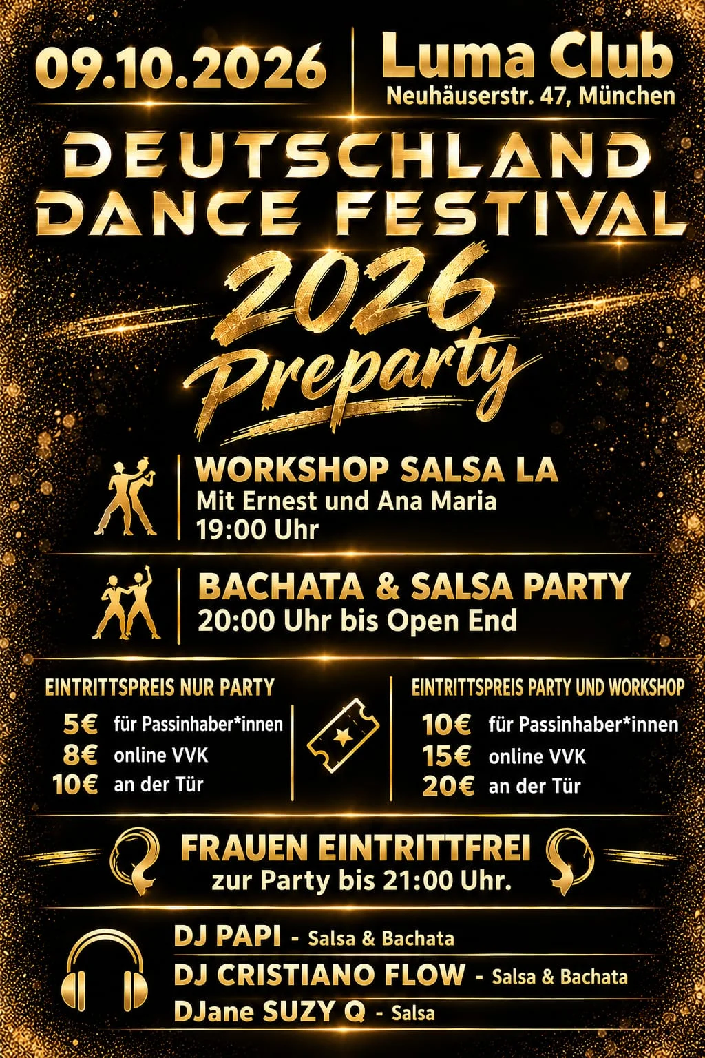 DDF 2026 Preparty - Deutschland Dance Festival