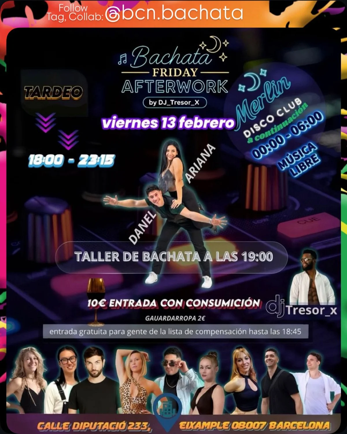 Bachata Friday Afterwork - a continuación