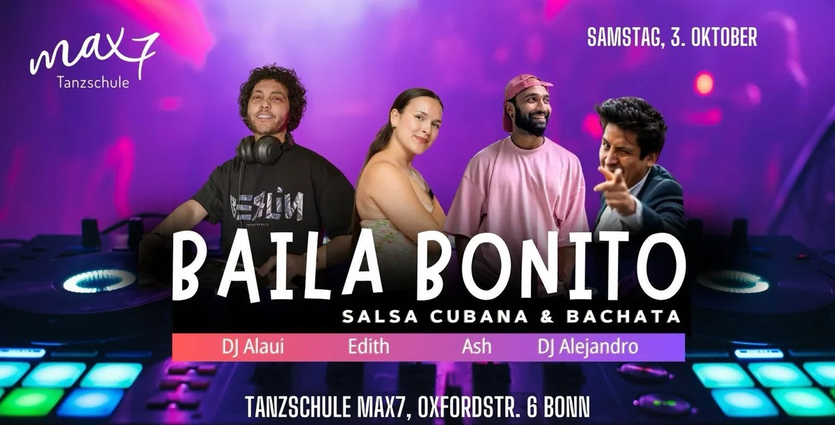 Baila Bonito - Salsa Cubana + Bachata Workshops & Party