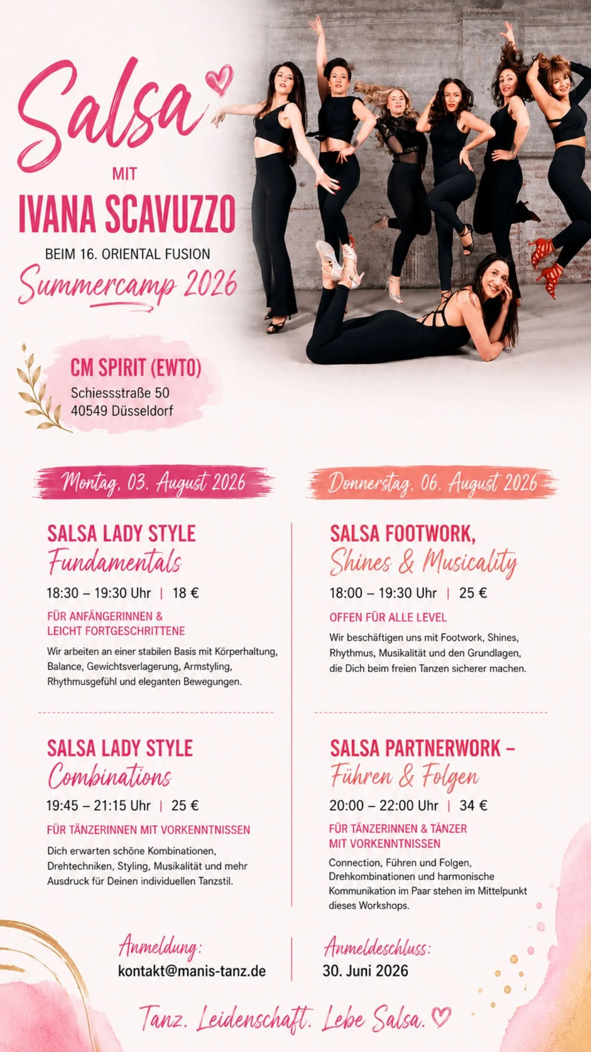 Salsa Footwork & Partnerwork Workshops mit Ivana Scavuzzo