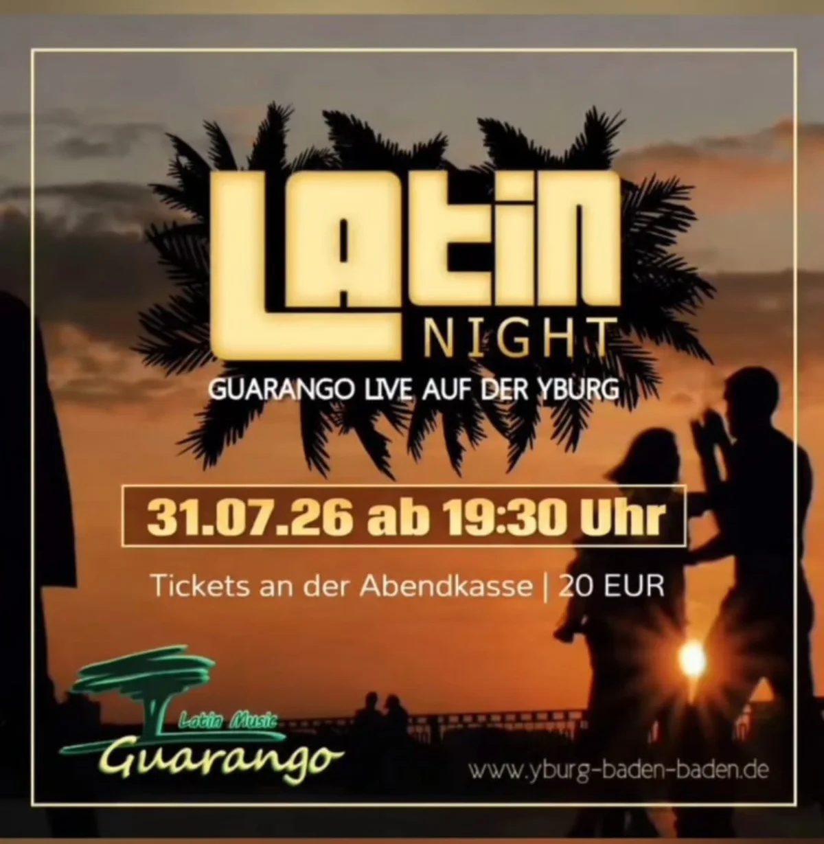 LATIN NIGHT OPEN-AIR auf der Yburg